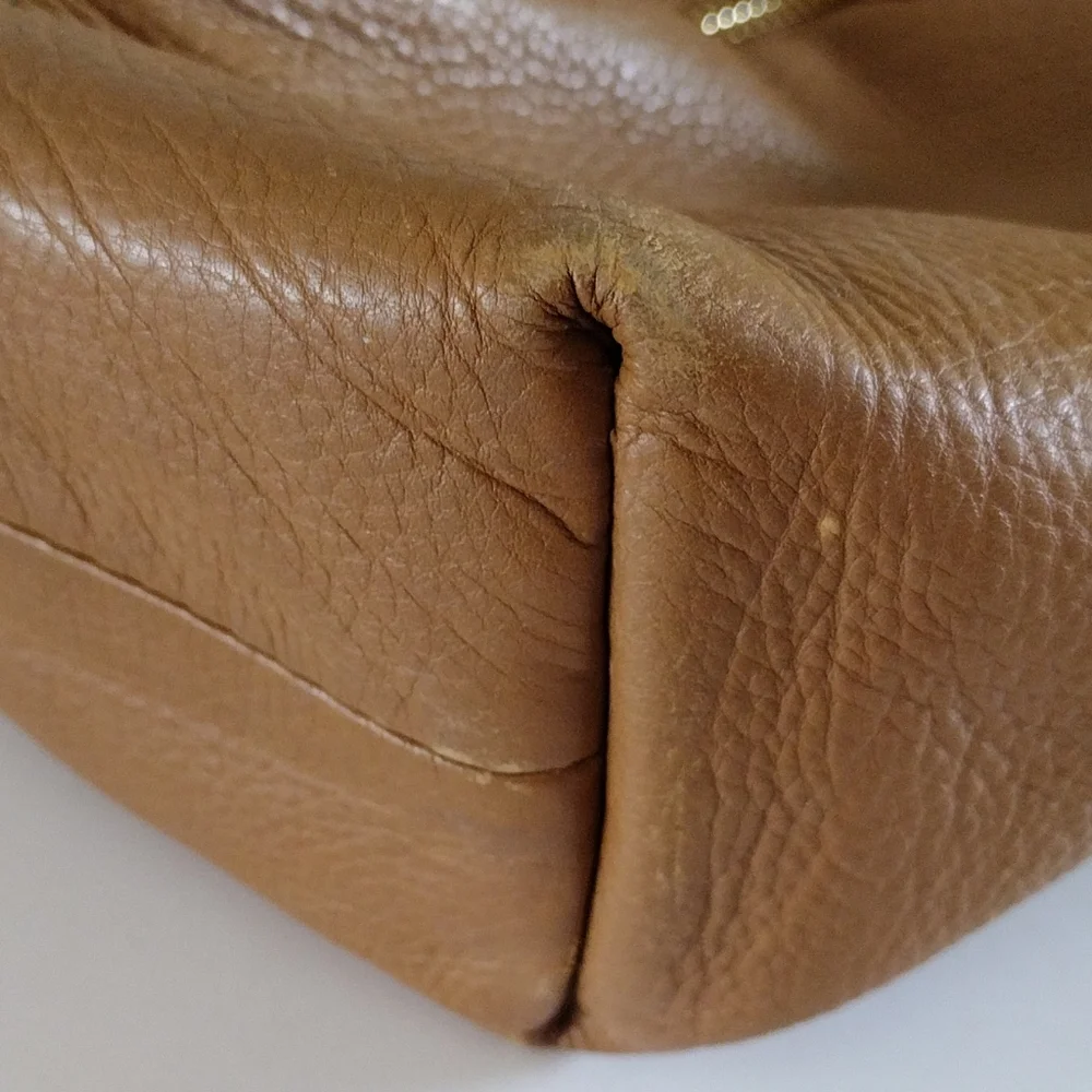 Michael Kors Collection Tonne Leather Python Accents Hobo Bag